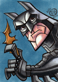 Batman Dark Knight Sketch Card
