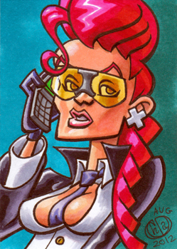 C Viper Sketch Card