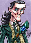 Loki in Stuttgart Sketch Card by Chad73