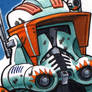 Commander Cody Sketch Card