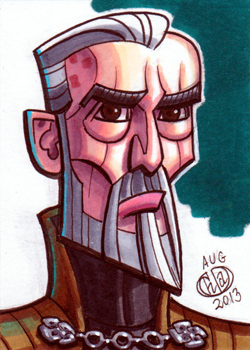 Count Dooku Sketch Card