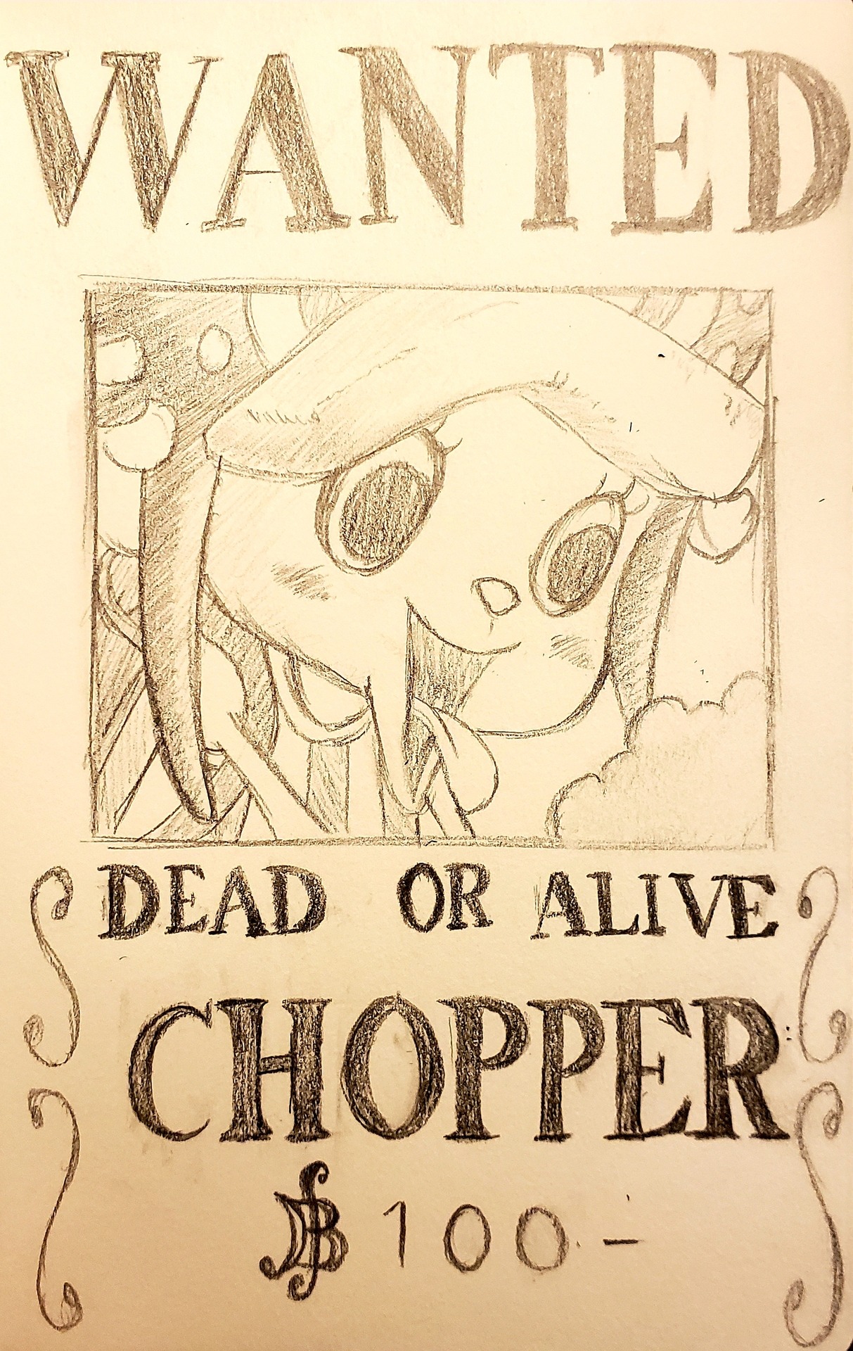 Chopper Wanted Poster One Piece By Somnisol On Deviantart Chopper Wanted Poster One Piece By Somnisol On Deviantart