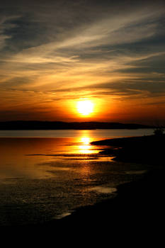 SUNSET AT THE LAKE IV