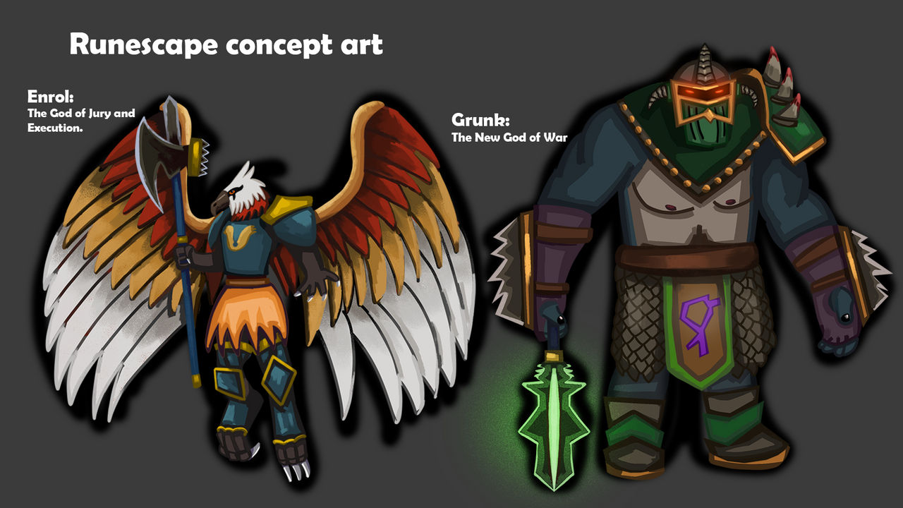 Runescape concept art by EddyPaintings on DeviantArt