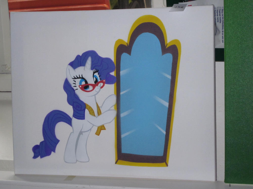 Rarity With Mirror by Juu50x on DeviantArt