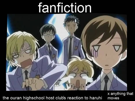 Fanfiction in Ouran Demotivational