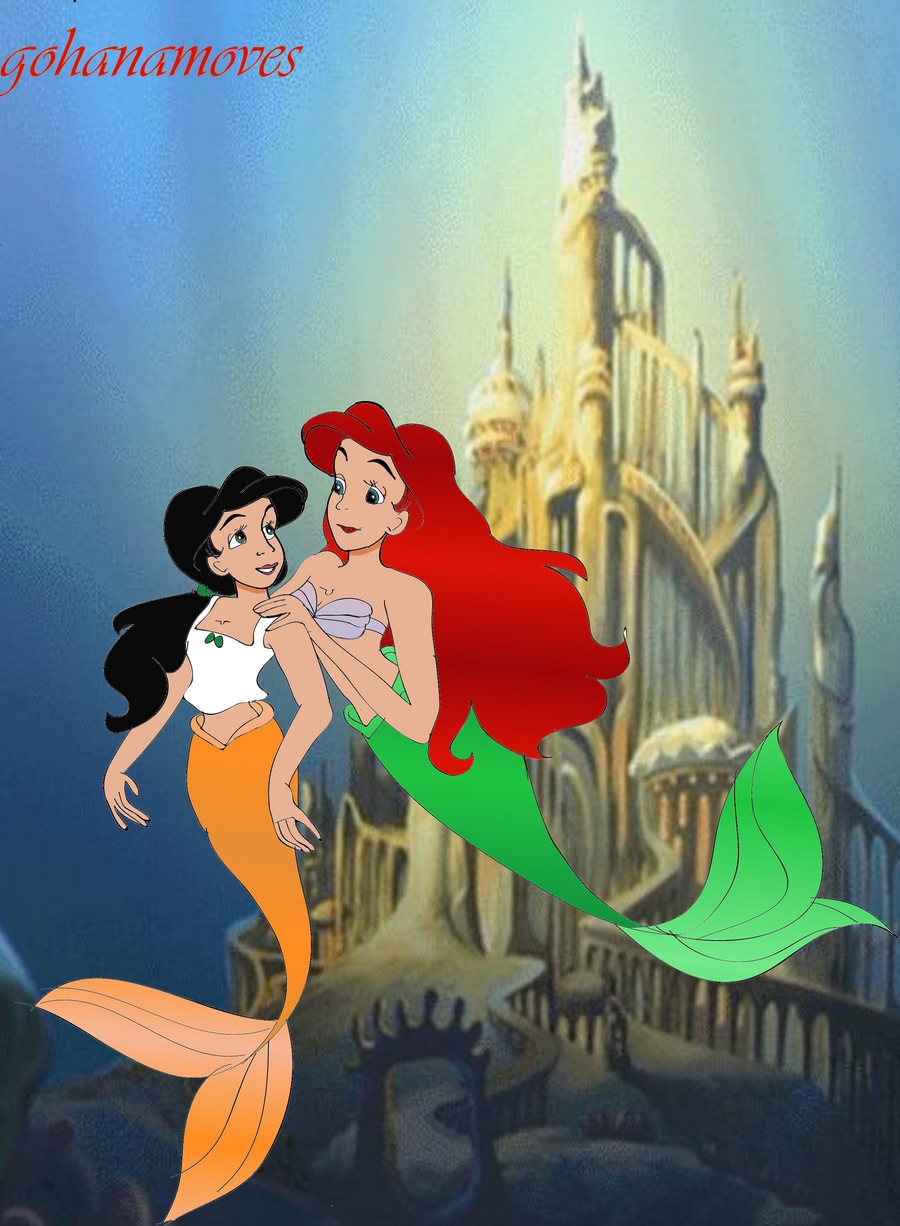 ariel and melody together 3