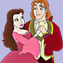 Princess belle and prince adam