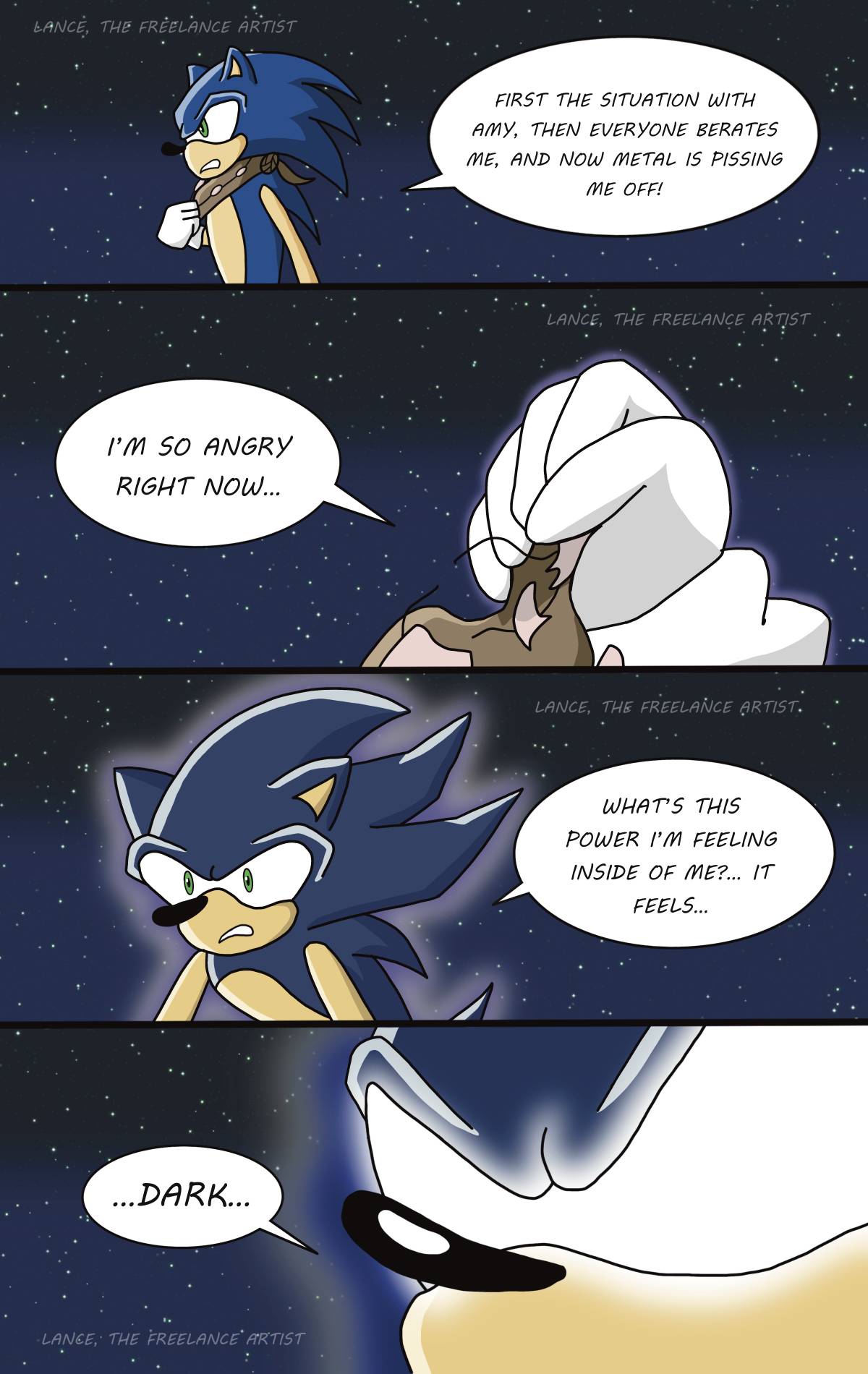 I draw sonic scruncly on X: short sonamy comic #SonAmy