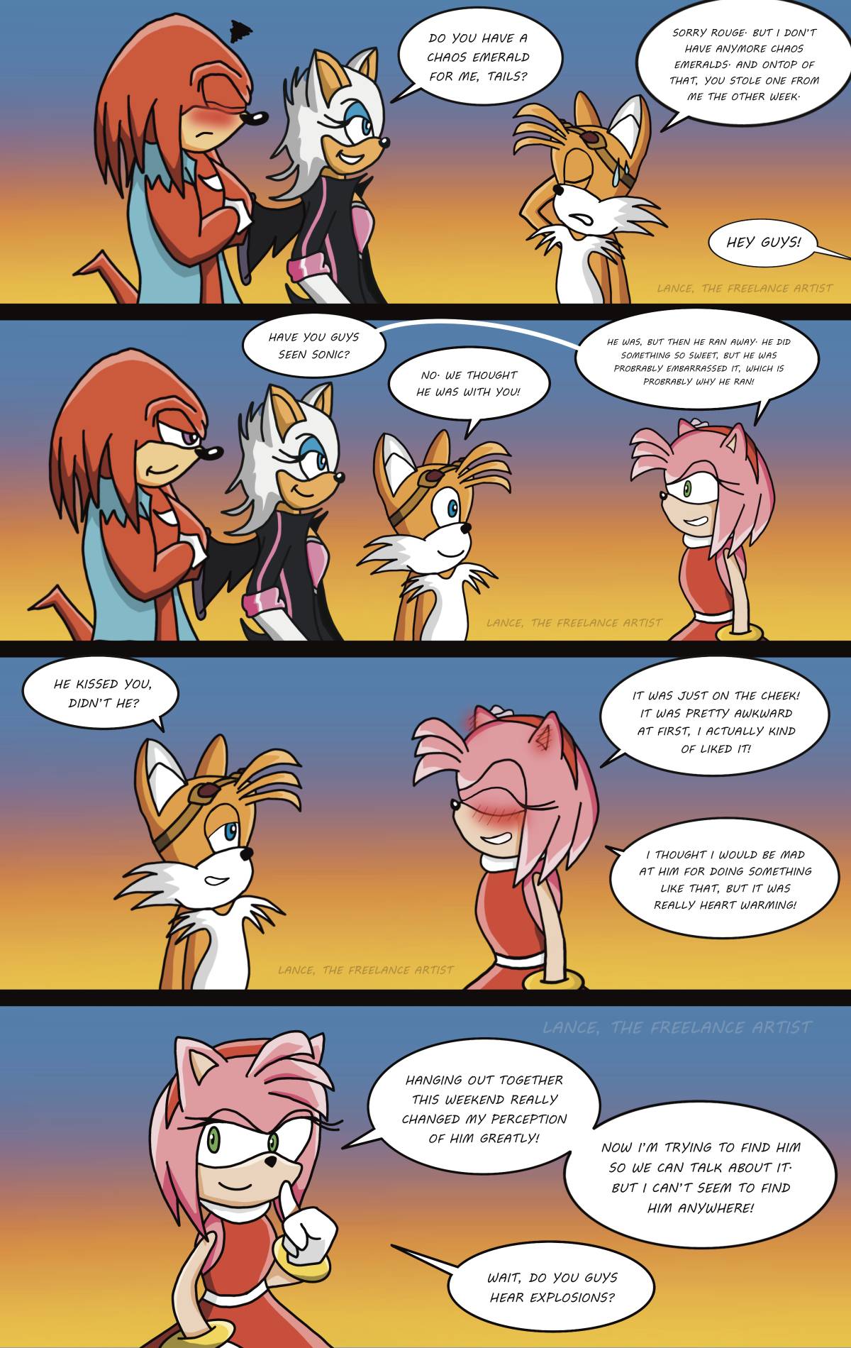 sonamy is weird guys.. sonic is 16 and amy's 12..