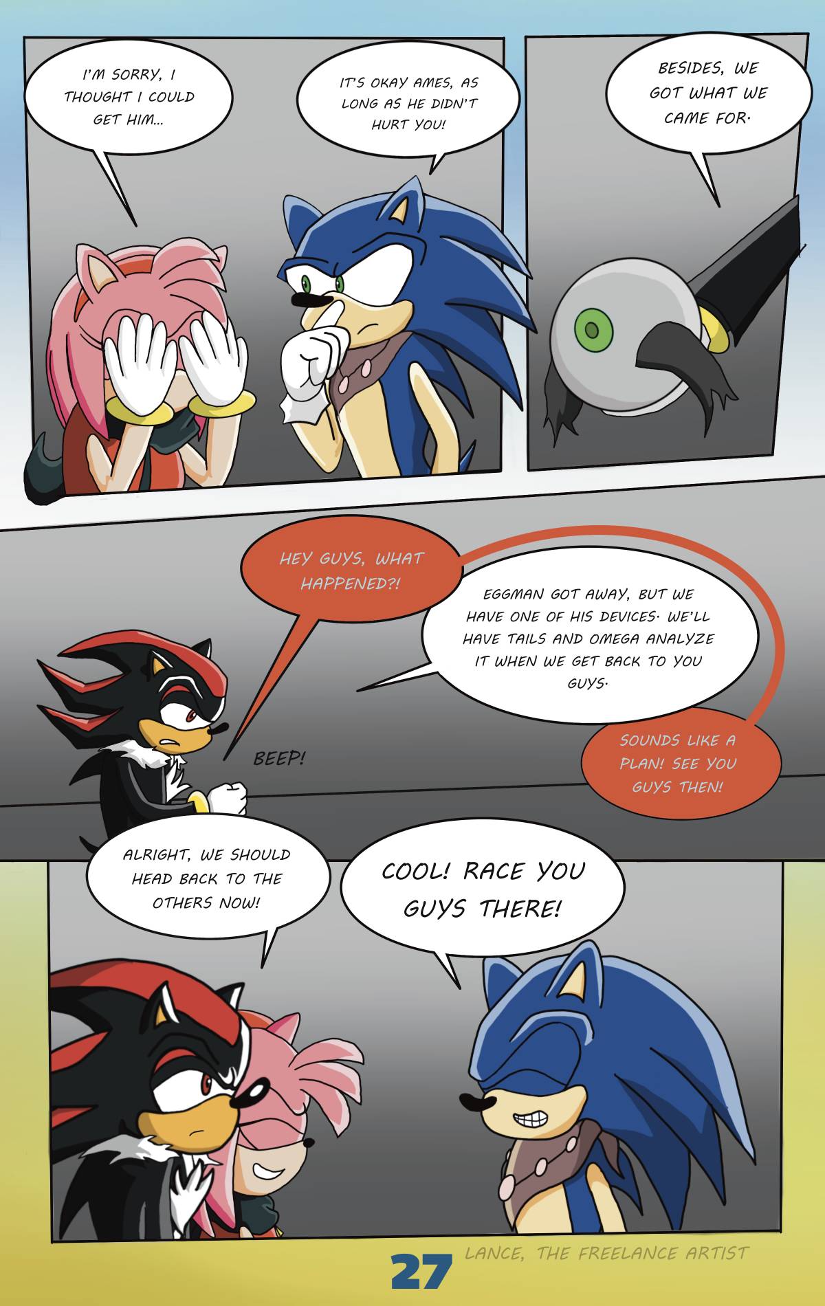 Fleetway Super Sonic comic remake by me by Yoshisquad05 on DeviantArt