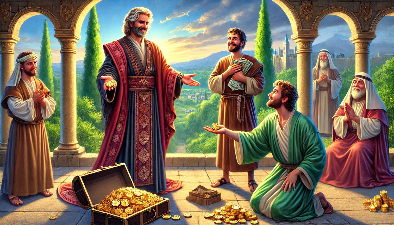 The Parable of the Talents. Matthew 25:14-30 by EvolvingParty on DeviantArt