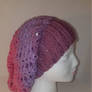 Handmade crochet slouchy beanie