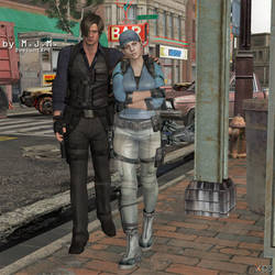 Leon and Jill - Raccoon City