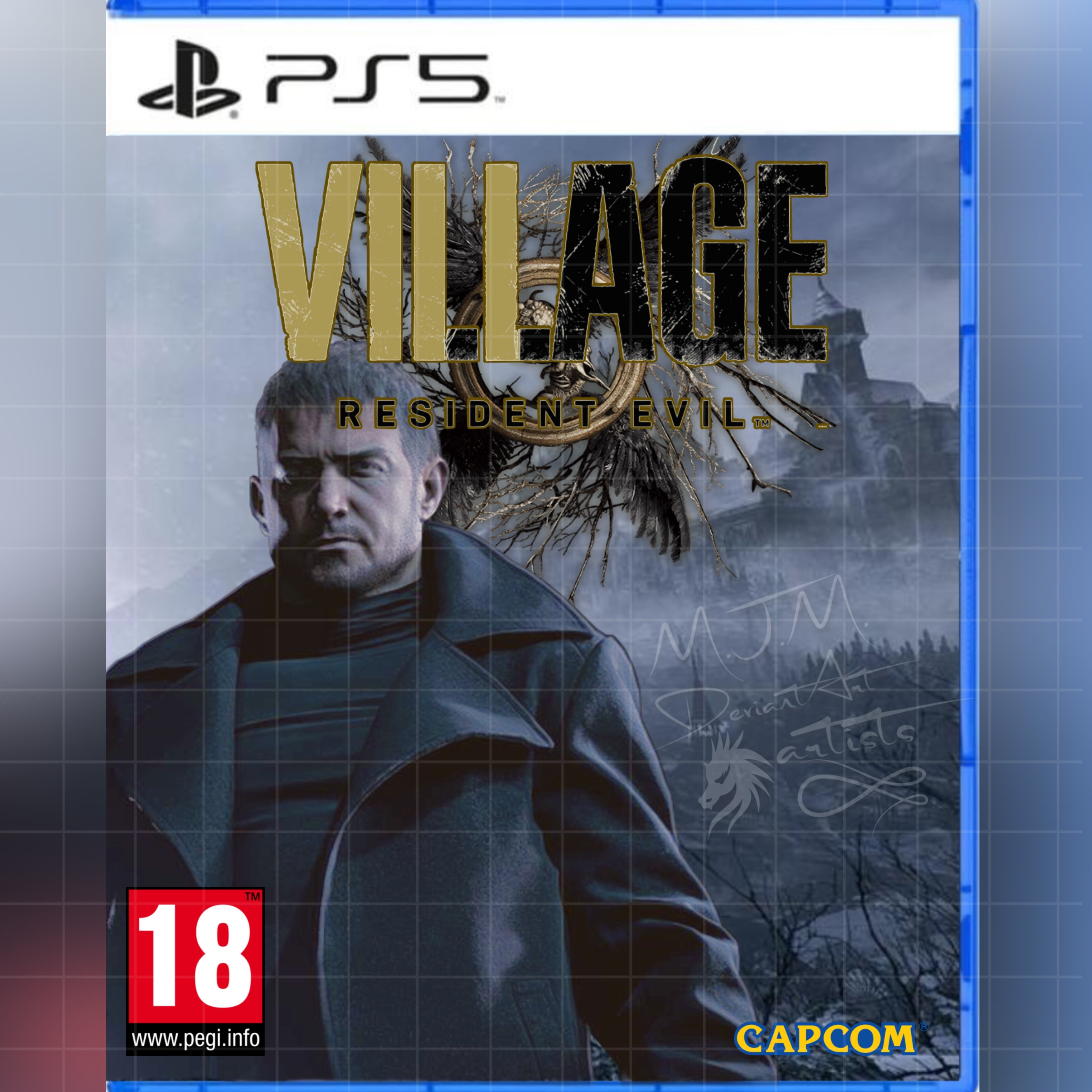 Resident Evil 8 Village Cover PS5 by Marie-Jill-Maeuschen
