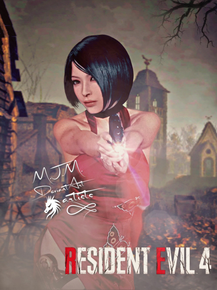 AI Art: Ada Wong (Resident Evil 4 Remake) by @5 5