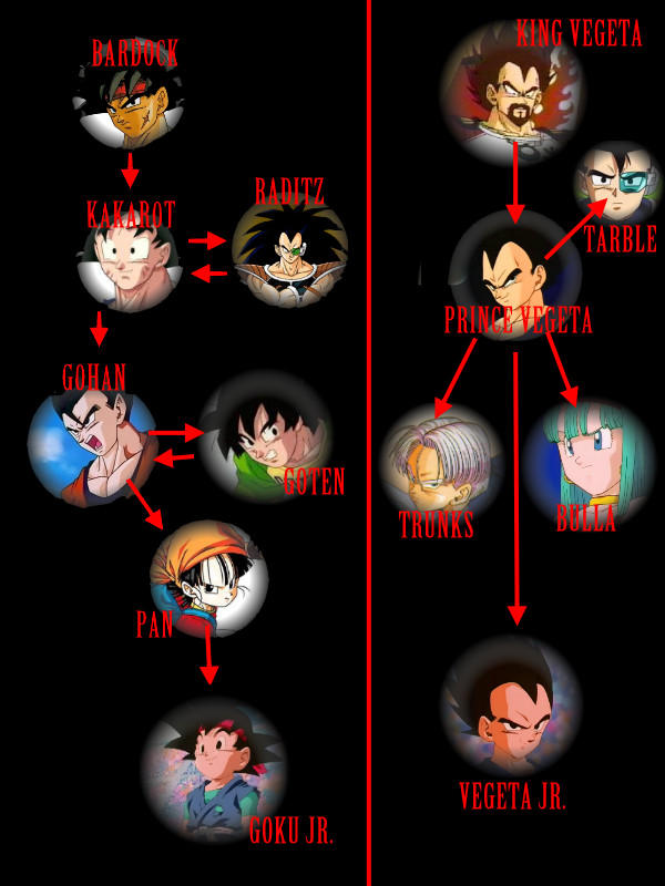 DBZ GT Family Tree Saiyans And Hybrids By Drwr On DeviantArt DBZ GT Family Tree Saiyans And Hybrids By Drwr On DeviantArt
