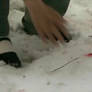 Chinese Whitesocks Female soldier in snow 4