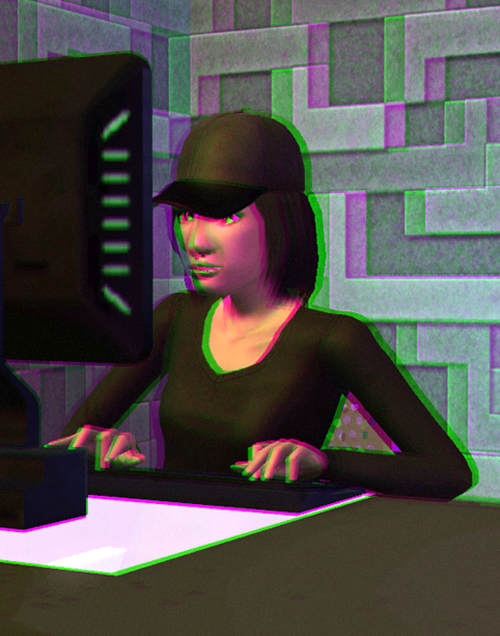 Miriam Flippo / Sniperbadger 3D Green-Magenta