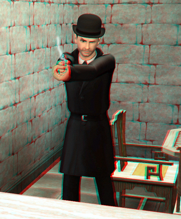 They call him...Black Rat 3D Red-Cyan by BulldozerIvan
