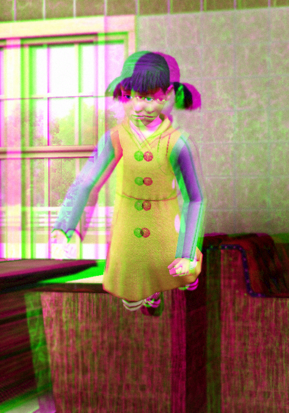 Dollschief 3D Green-Magenta