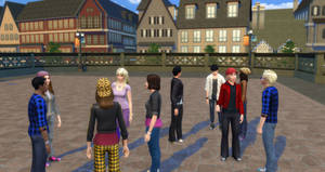 Sims 4 test - Rangers everywhere