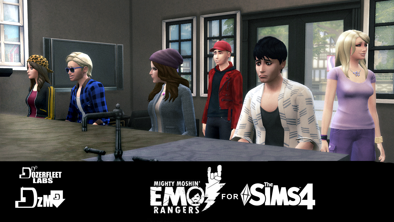 Emo Ranger Introspective Emo Rangers for The Sims 4 download (coming soon) by BulldozerIvan on ...