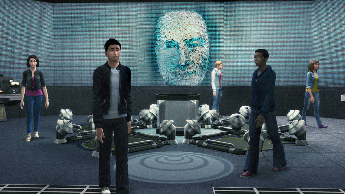 Sims 4 Power Rangers Command Center Wallpaper 720p by BulldozerIvan on ...