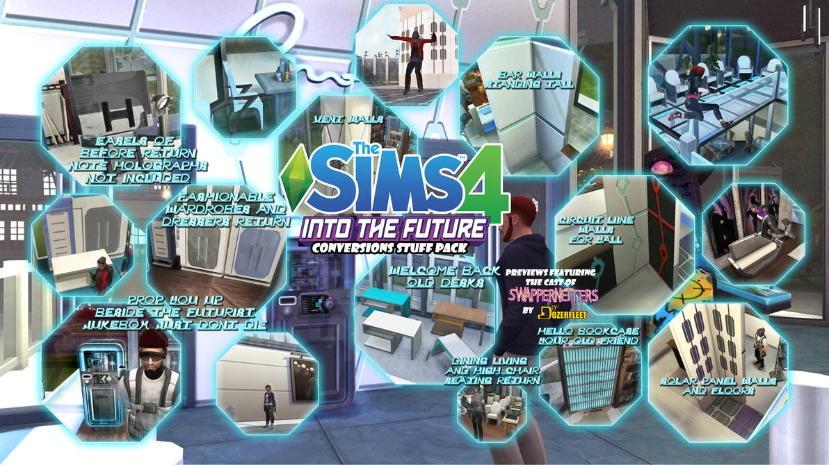 The Sims 4 Into the Future Conversions Stuff Pack by BulldozerIvan