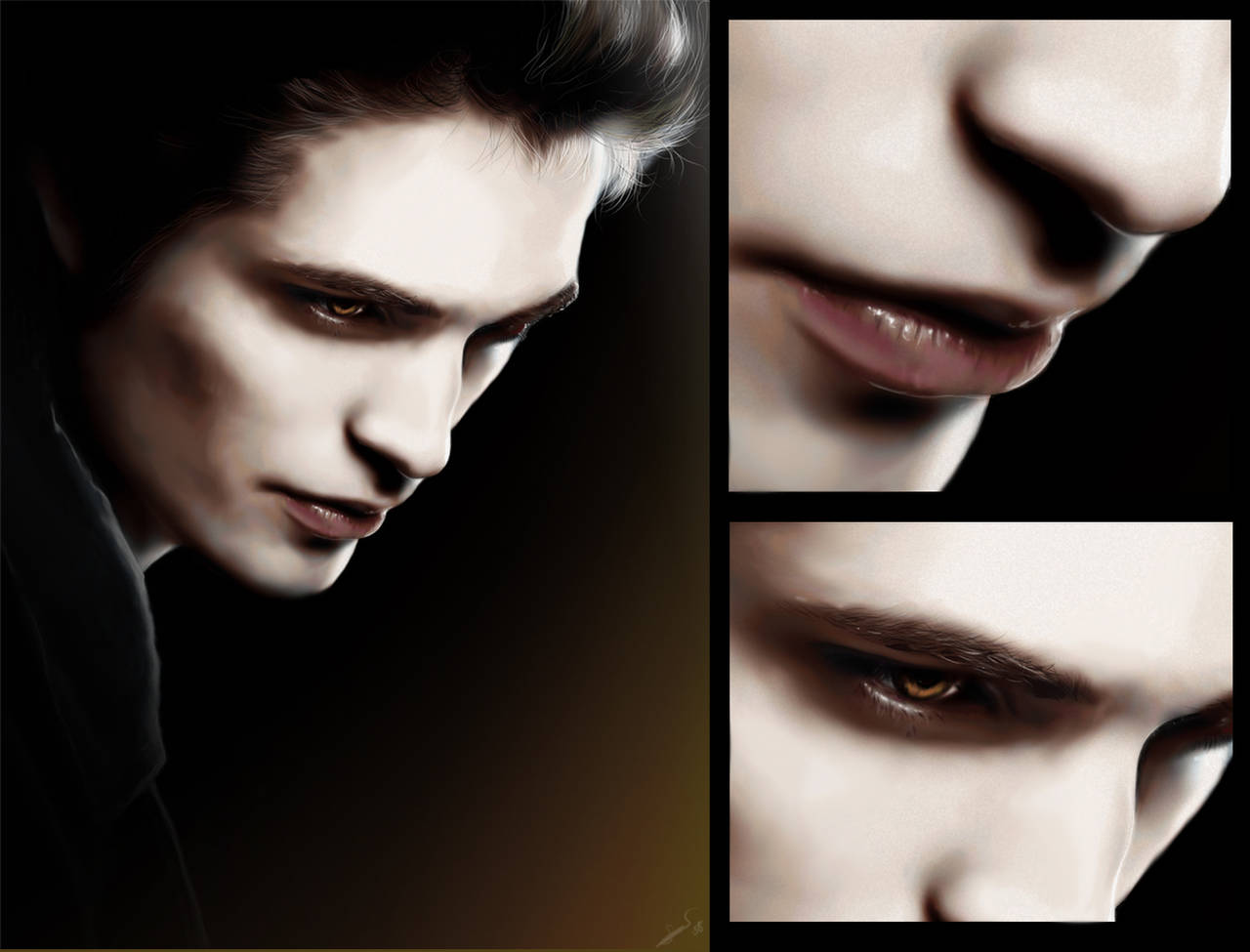Edward Digital Painting by thesoulcanwait