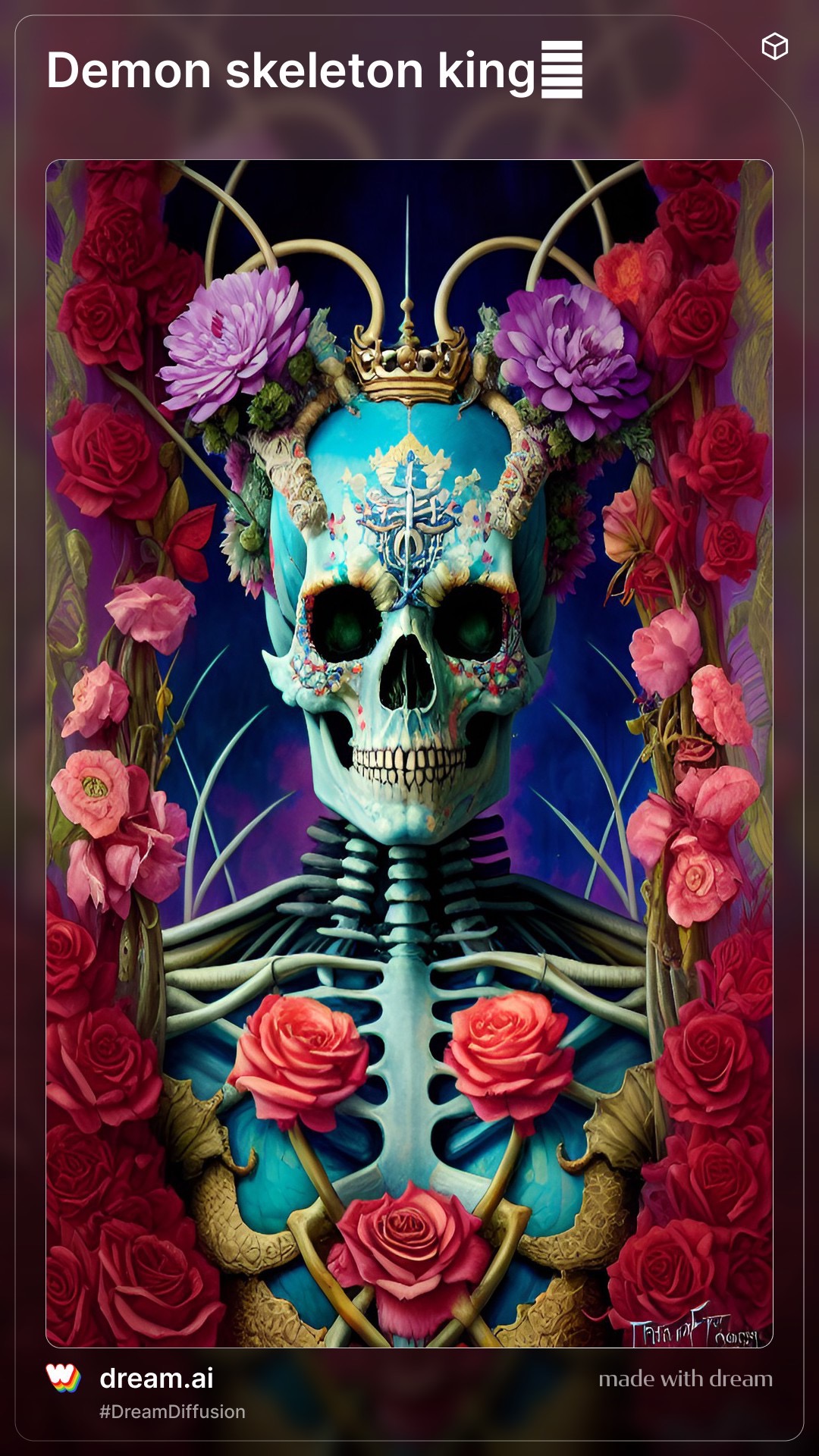 Demon skeleton king by Beasty-Devil on DeviantArt