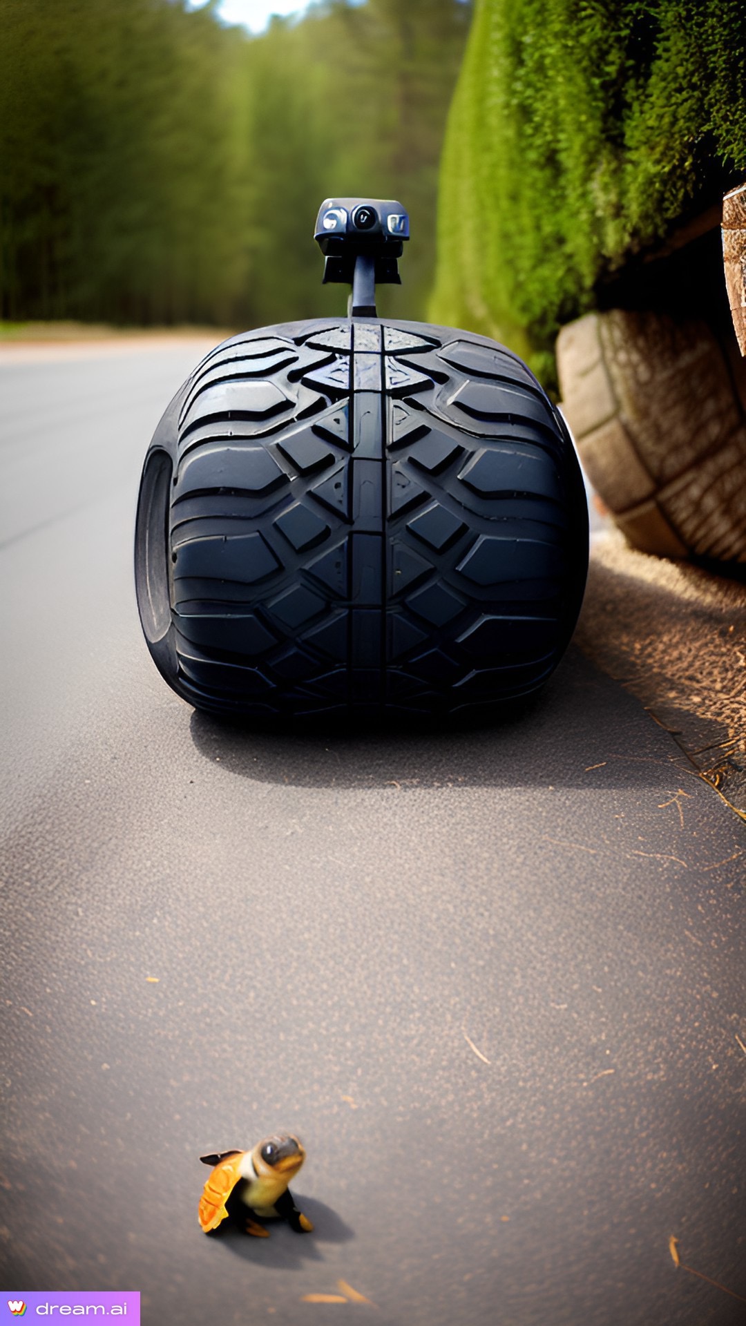 Turtle tire turret by Caveman562 on DeviantArt