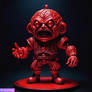 Red meatball action figure 3