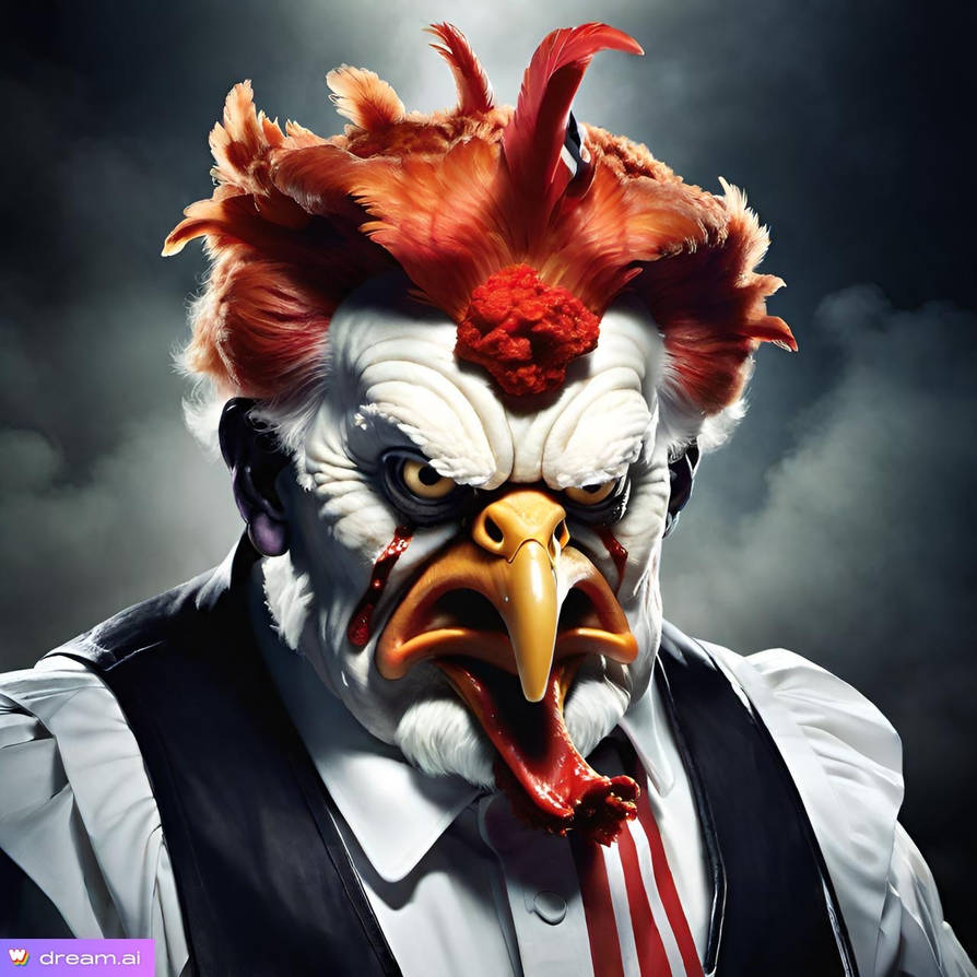 Evil Chicken Colour In Evil KFC Chicken 2 by Caveman562 on DeviantArt