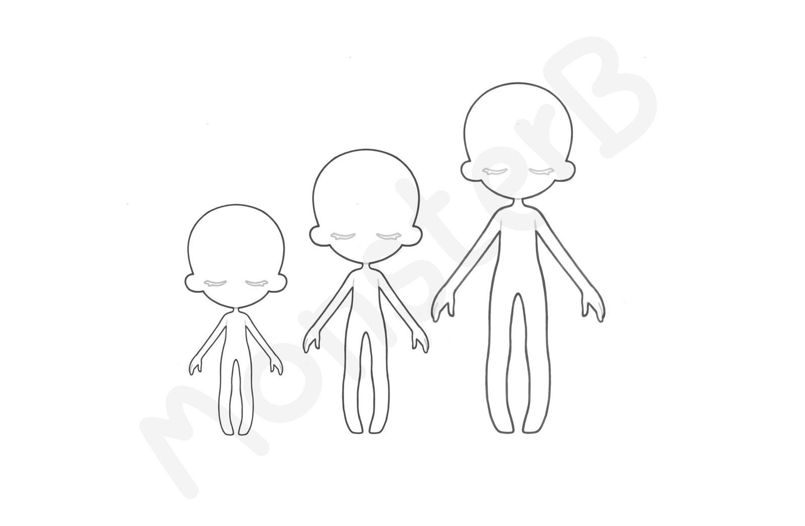 Adoptable Character Base (P2U) Character Base by MonsterB404 on DeviantArt