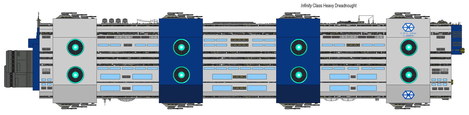 Infinity E Heavy Infinity Class Heavy Dreadnought (Mass Produced) by sigmathegalvantula ...