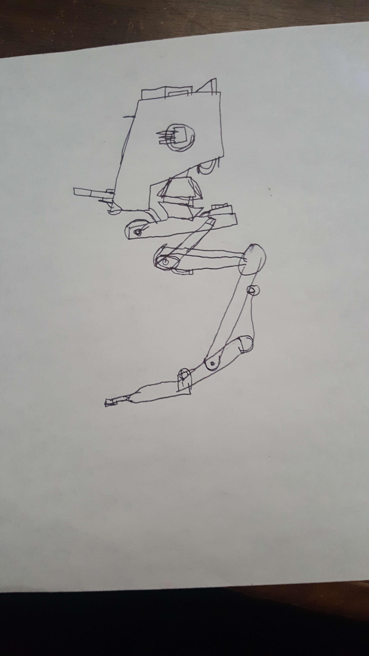At St Deviantart AT-ST Drawing by sigmathegalvantula on DeviantArt
