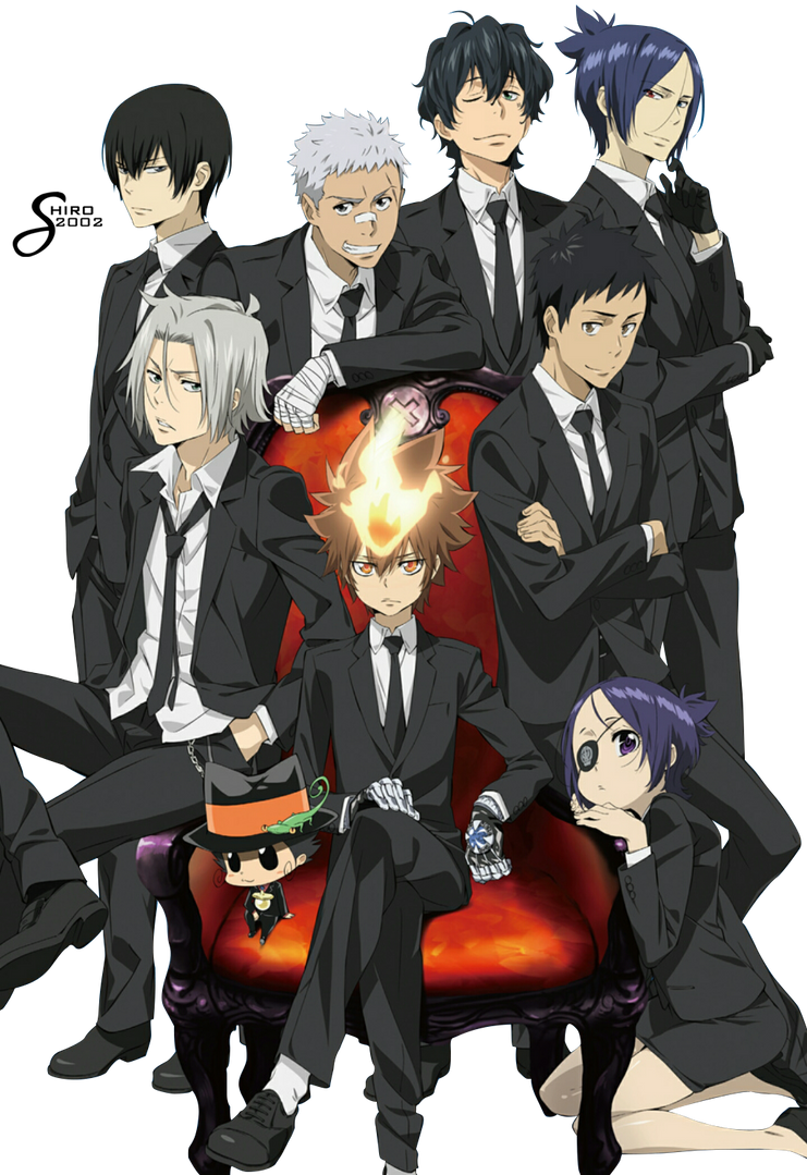 Katekyo Hitman Reborn Render By Shiro 2002 by shiro-2002 on DeviantArt
