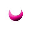 Pink Crescent Moon