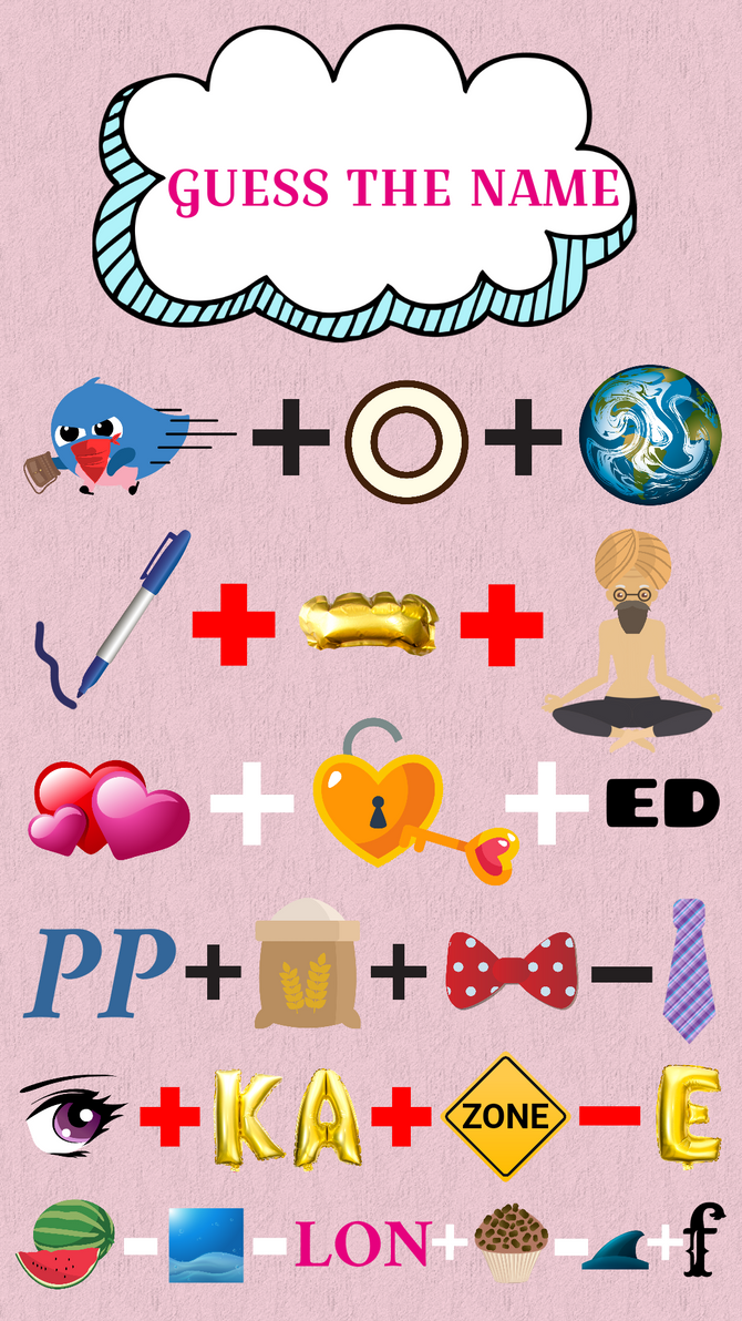 GUESS THE NAME 2 by MelMuff on DeviantArt