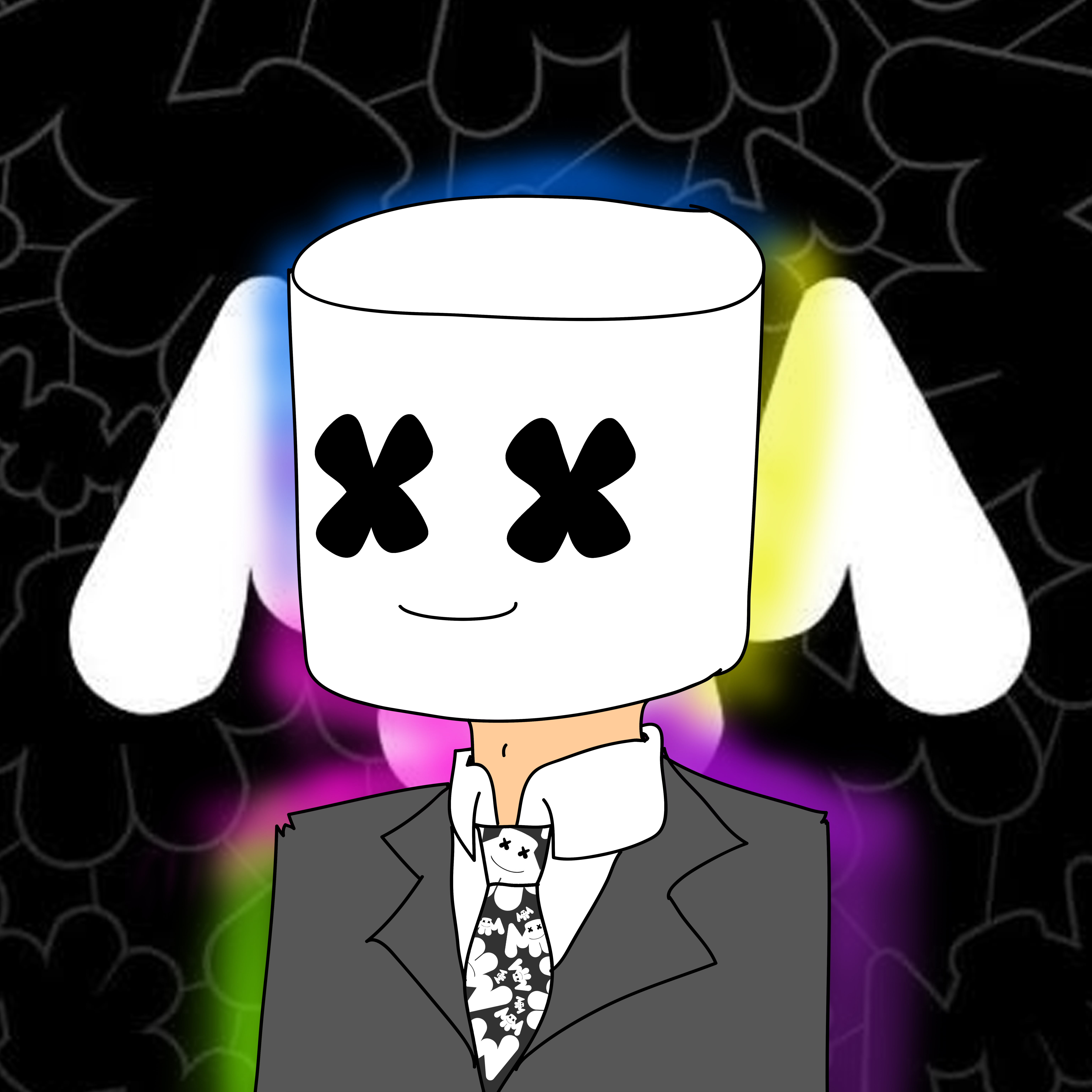 Marshmello by joshuacarlbaradas on DeviantArt Marshmello by joshuacarlbaradas on DeviantArt