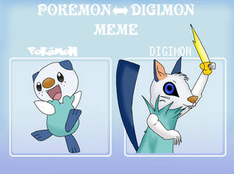 Pokemon Digimon meme