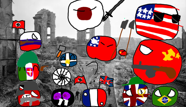 Countryballs Rp War World War 2 Countryballs by Kyrgyzstanballart on DeviantArt