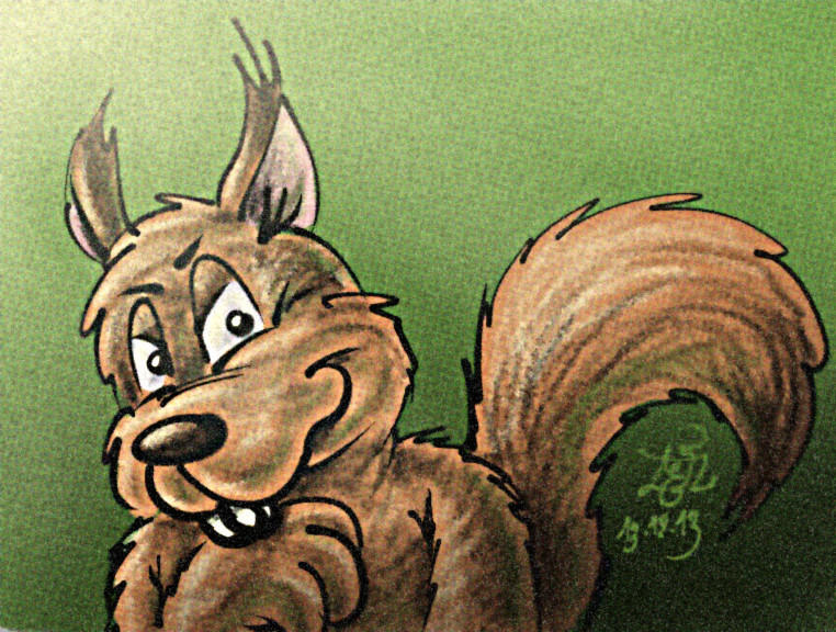 Random Squirrel A Random Squirrel by AlphonseLavallee on DeviantArt