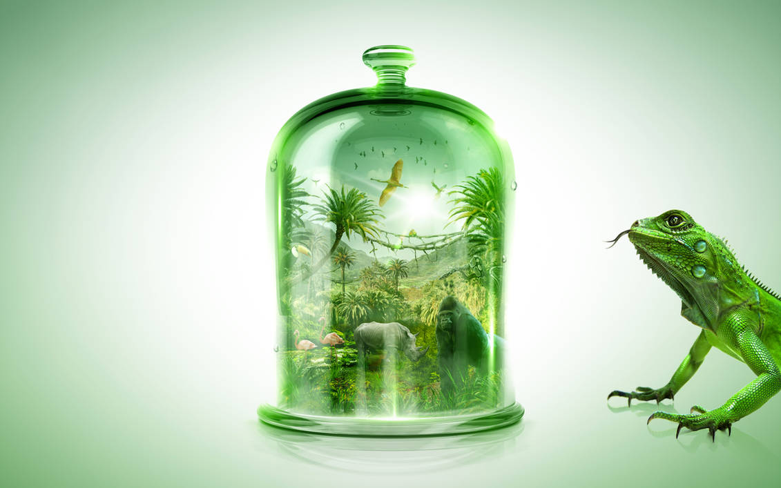 Small World 3 / Bell Jar by LAMBDA256