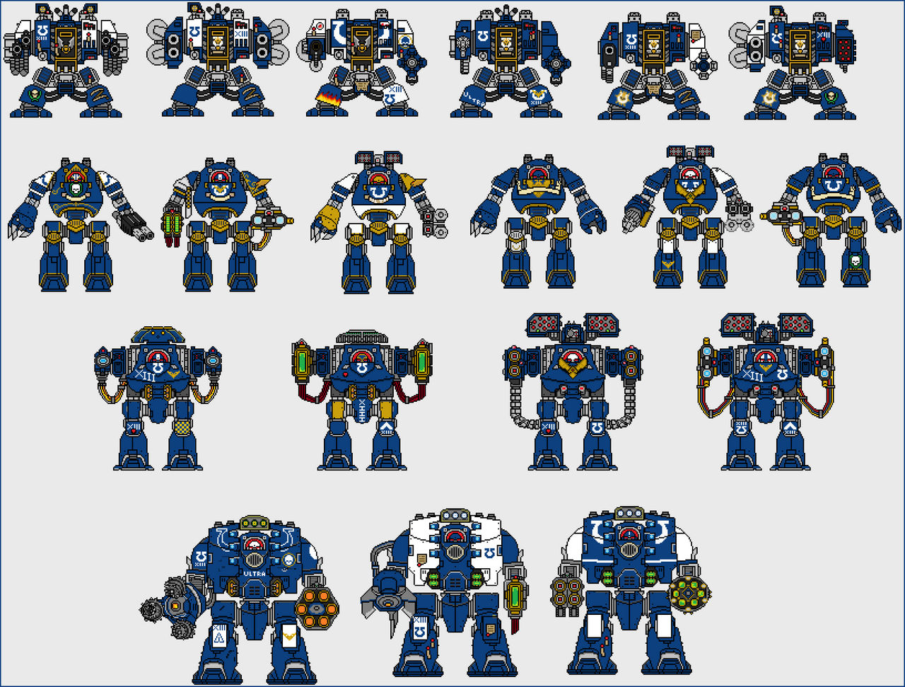 Horus Heresy Ultramarine Dreadnought Varients By DreaAlCon On DeviantArt horus-heresy-ultramarine-dreadnought-varients-by-dreaalcon-on-deviantart