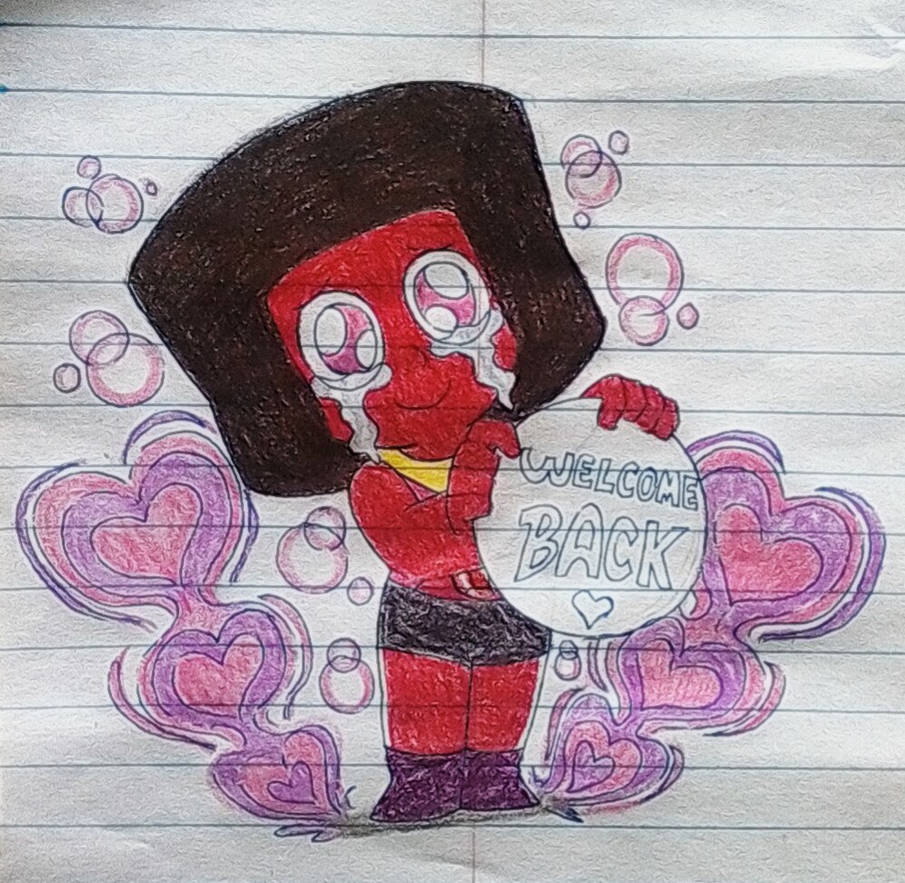 Welcome Back Ruby Ruby says welcome back by rogelis on DeviantArt