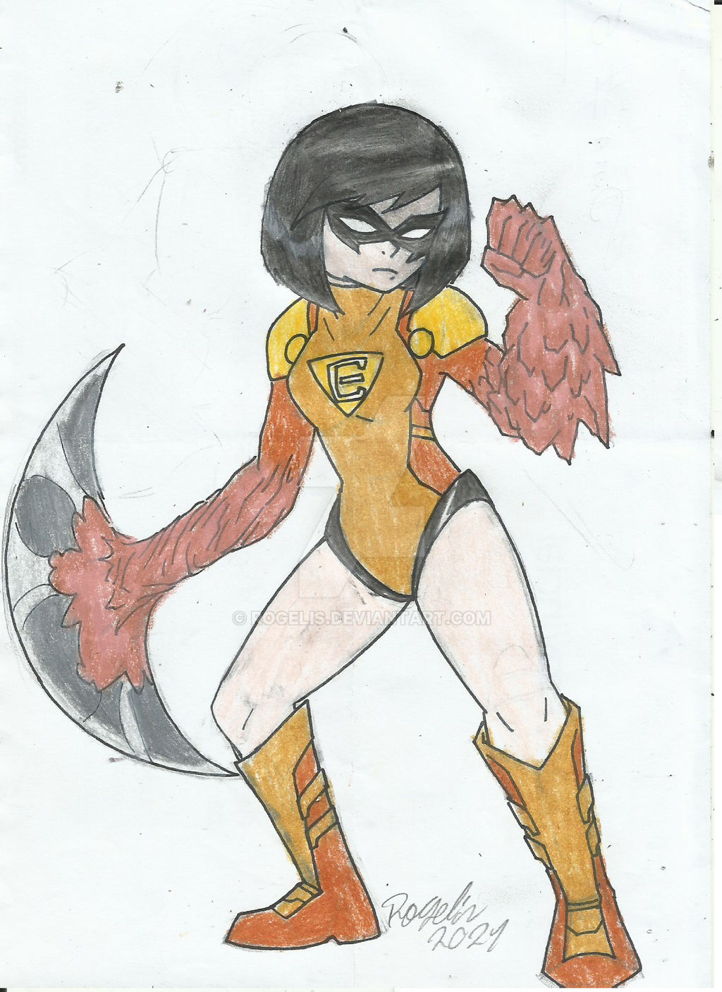 Batman Arkham Knight Clay Girl by rogelis on DeviantArt