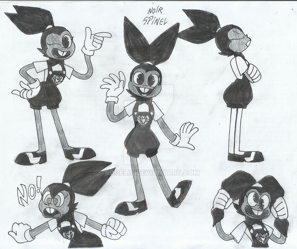 Noir Spinel Oc by rogelis on DeviantArt