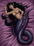 Decadence - Naga Pinup by arania